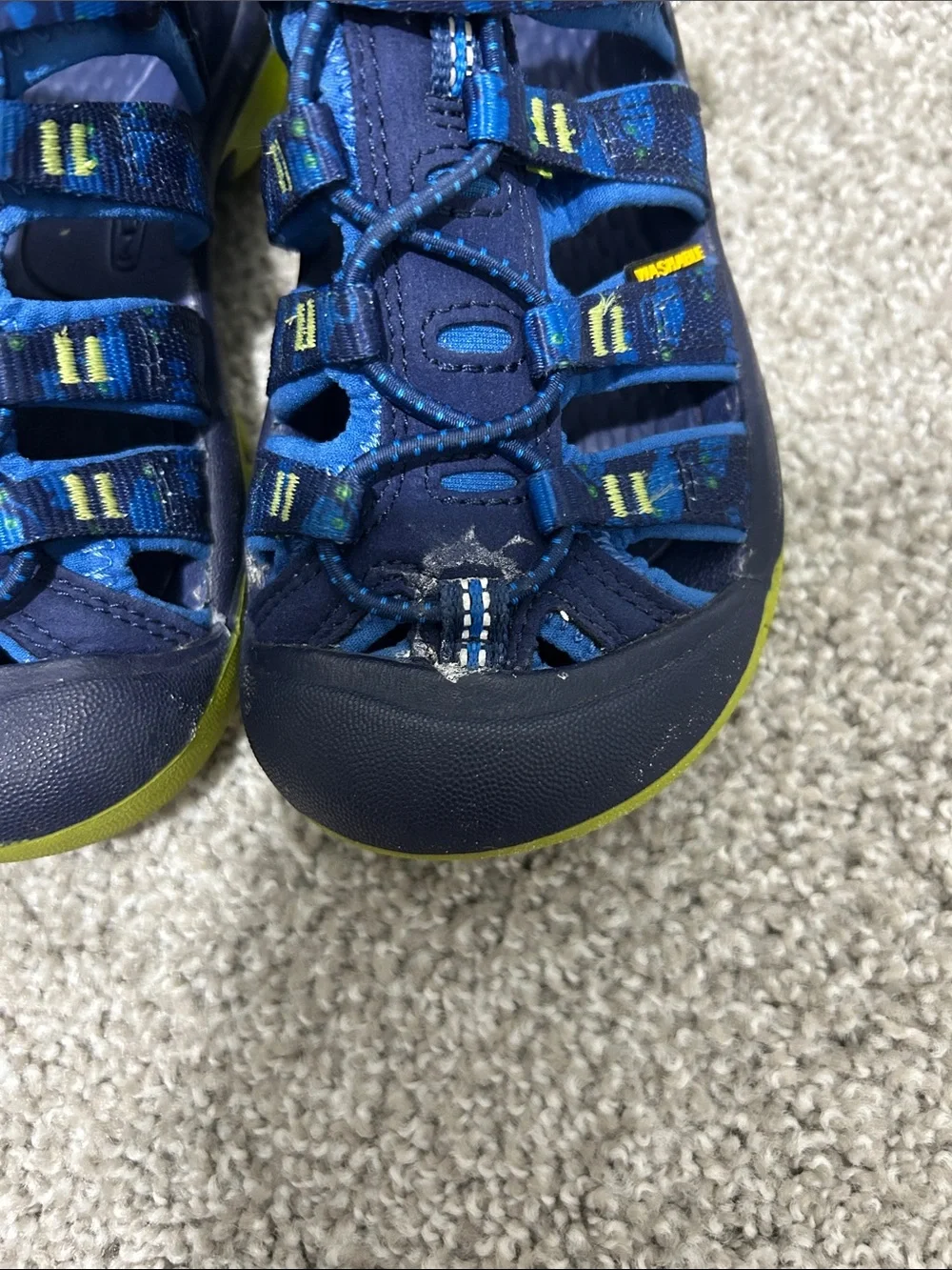 Keen Blue & Lime Newport Sandals - 11C